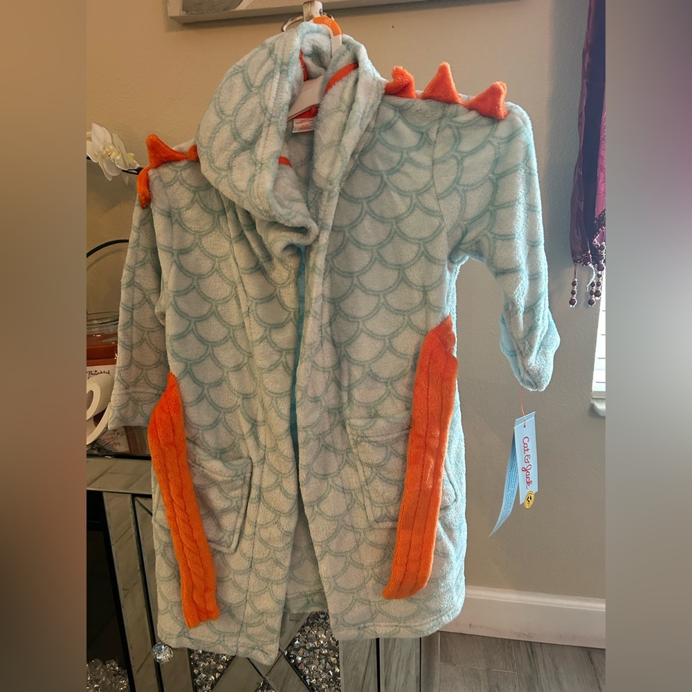 Boys plaid robe
